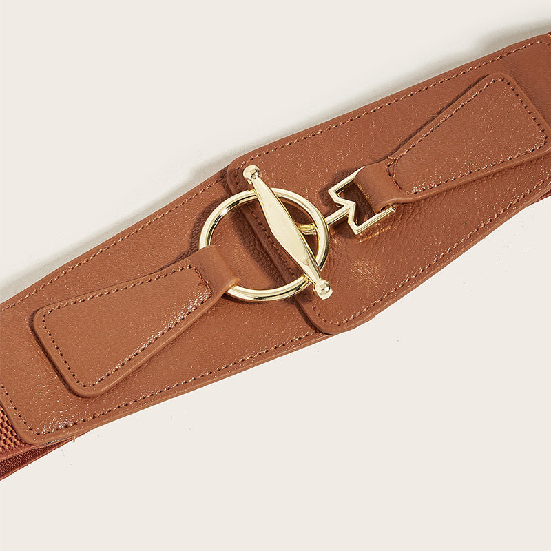 Whoelsale Elastic PU Coat Waist Cover